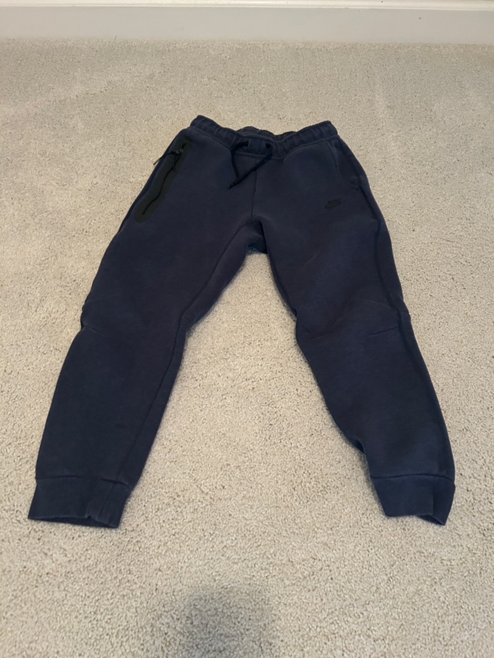 Nike Kids Navy Fleece Jogger Pants